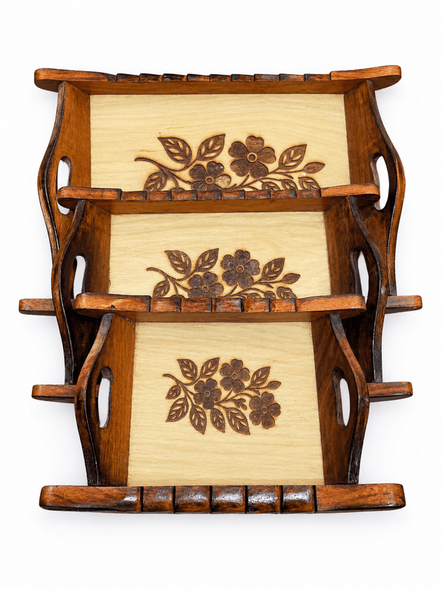 Wooden Serving Tea For Tea & Coffee