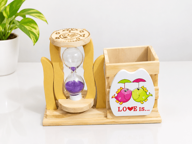Wooden Pen Holder