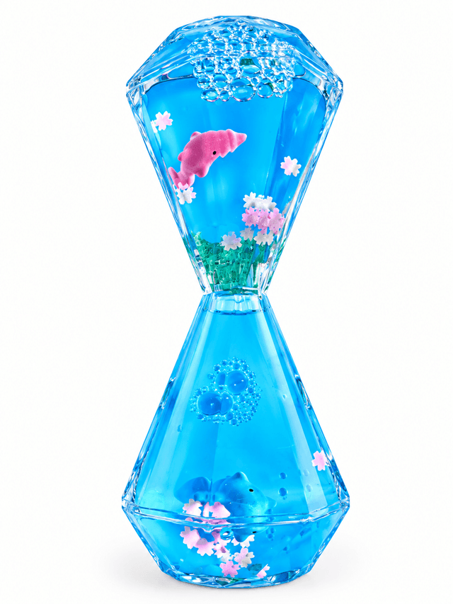 Liquid Motion Timer Toy, Colorful Water Bubble Flow
