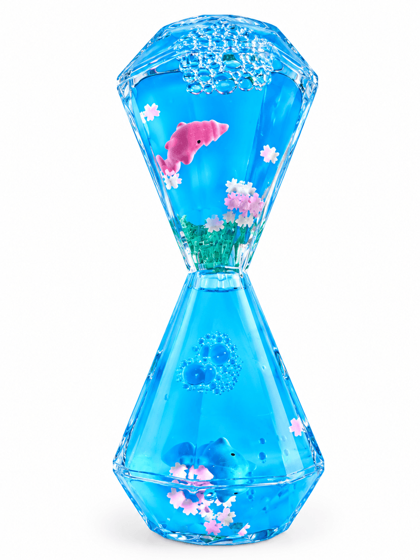 Liquid Motion Timer Toy, Colorful Water Bubble Flow